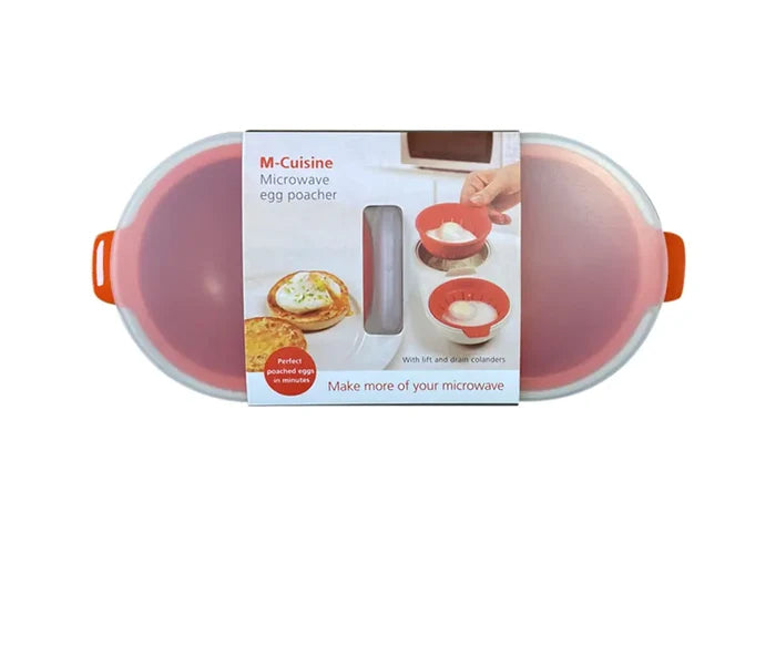 Round Double Cup Microwave Egg Poacher Rieworkes