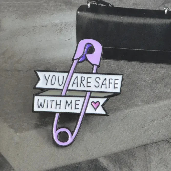 Safety Pin Brooches Rieworkes