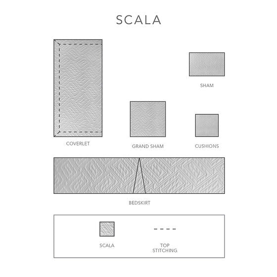 Scala Matelasse Bedding Collection-Gina's Home Linen Ltd