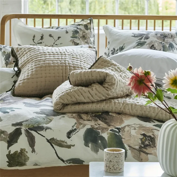 Shanghai Garden Ecru Bedding Collection-Gina's Home Linen Ltd