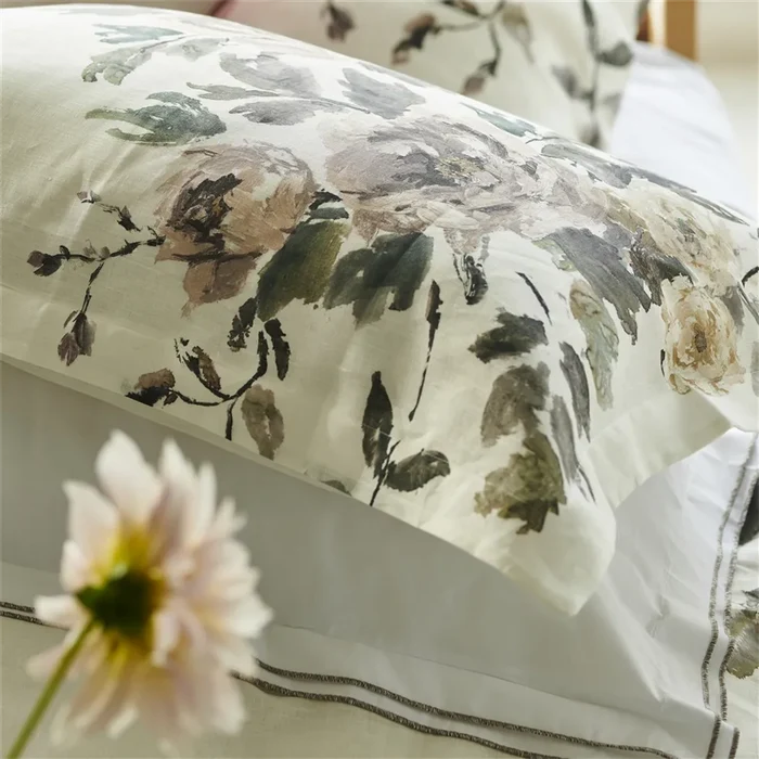 Shanghai Garden Ecru Bedding Collection-Gina's Home Linen Ltd