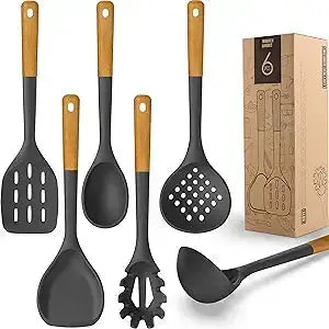 Silicone Cooking Utensils Set Rieworkes