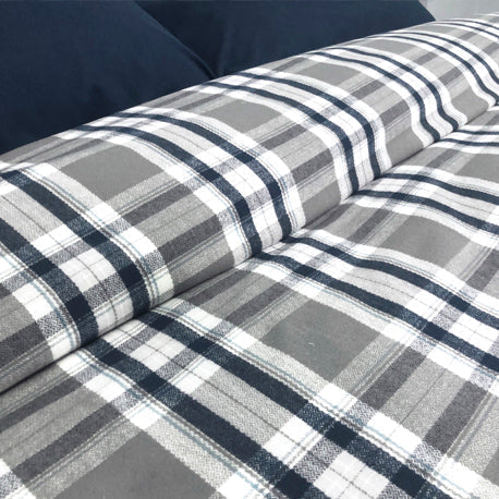 Simon Flannel Duvet Cover Set-Gina's Home Linen Ltd