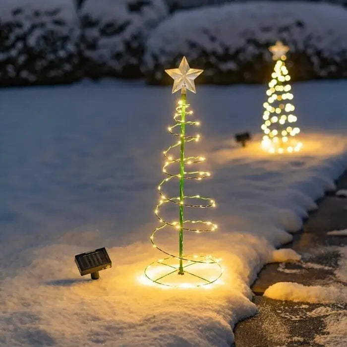 Solar LED Christmas Tree Lights Rieworkes