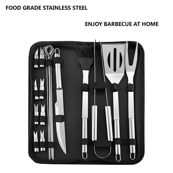 Stainless Steel BBQ Tools Set Rieworkes