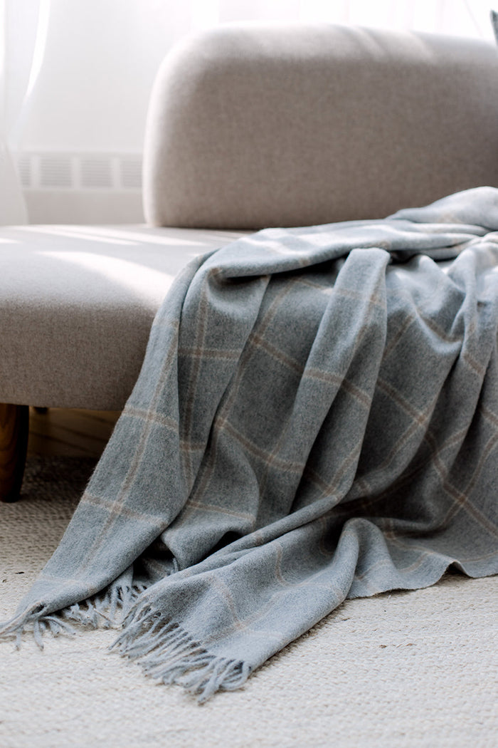Stowe Alpaca and Wool Throw-Gina's Home Linen Ltd