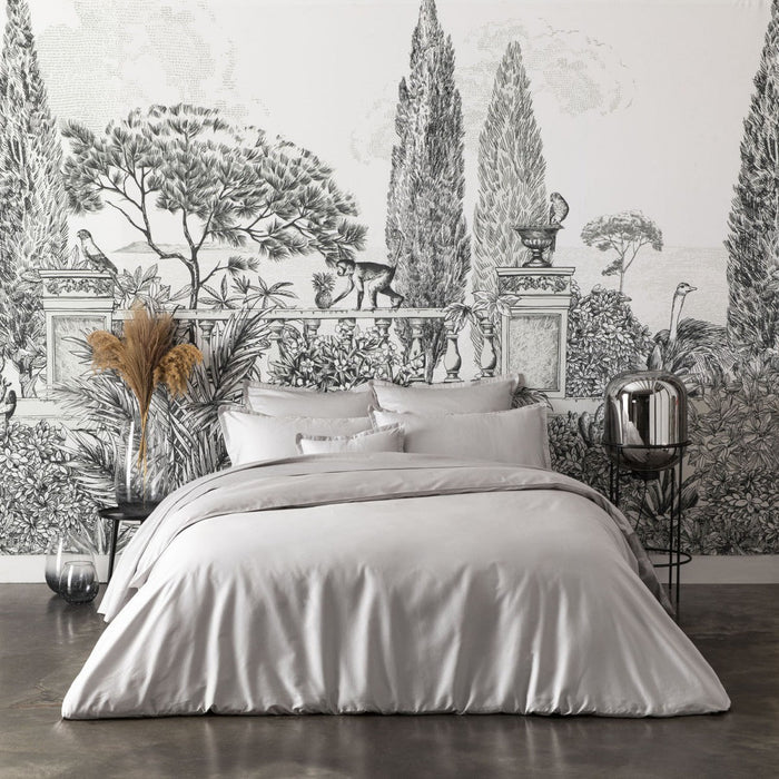 DUVET COVER / KING / SILVER
