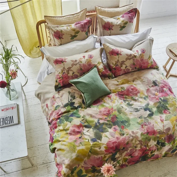 Thelma's Garden Fucshia Bedding Collection-Gina's Home Linen Ltd