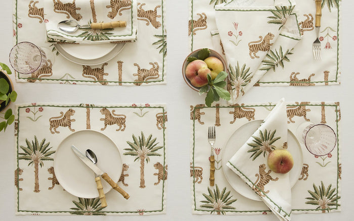 Tiger Palm Placemat - Set of 4