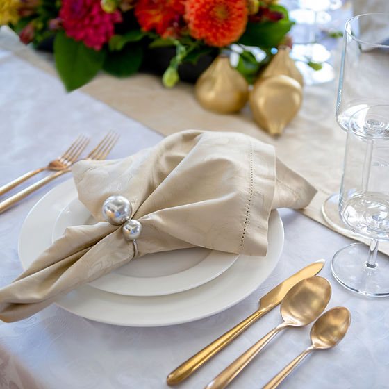 Tivoli Table Linen (Hemstitched)-Gina's Home Linen Ltd