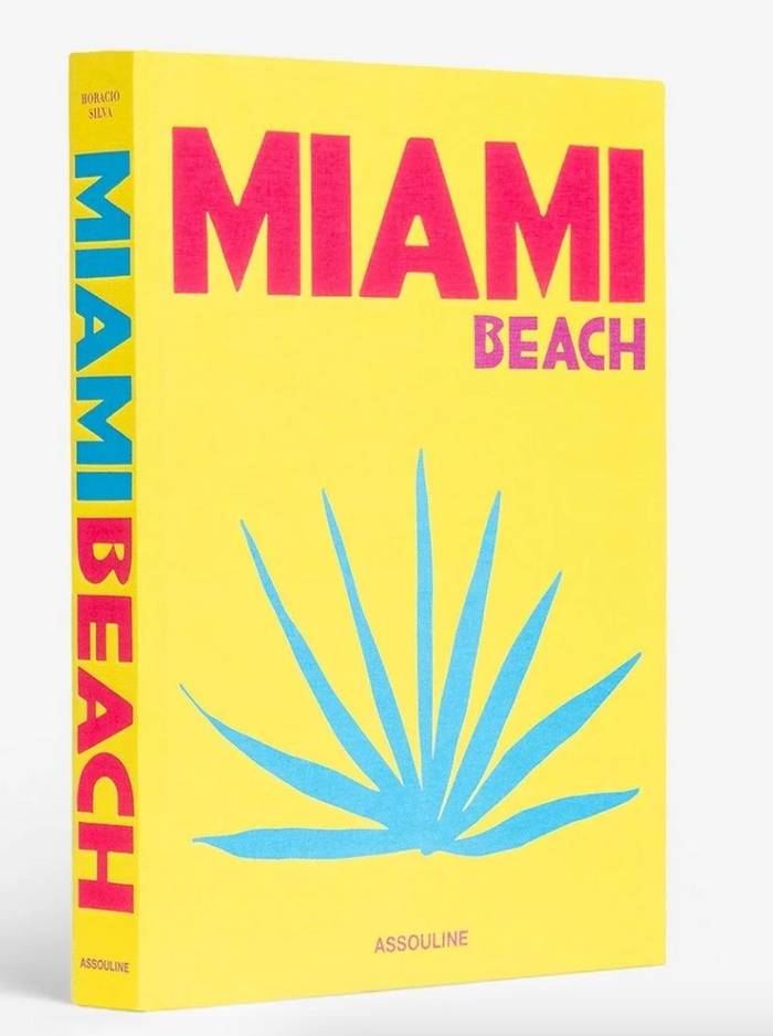 Assouline Miami Travel Book in yellow