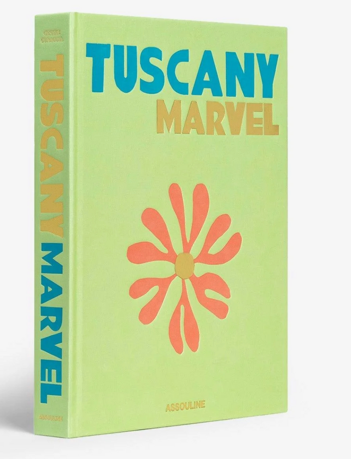 Assouline Travel Book Tuscany in green coffee table book