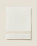 Tre Righe Ivory/Beige Bath Sheet folded