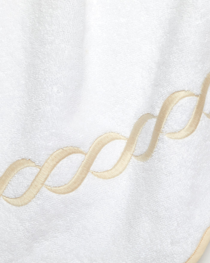Treccia white/beige  bath towels texture