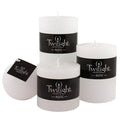Twilight Rustic Pillar Candles-Gina's Home Linen Ltd