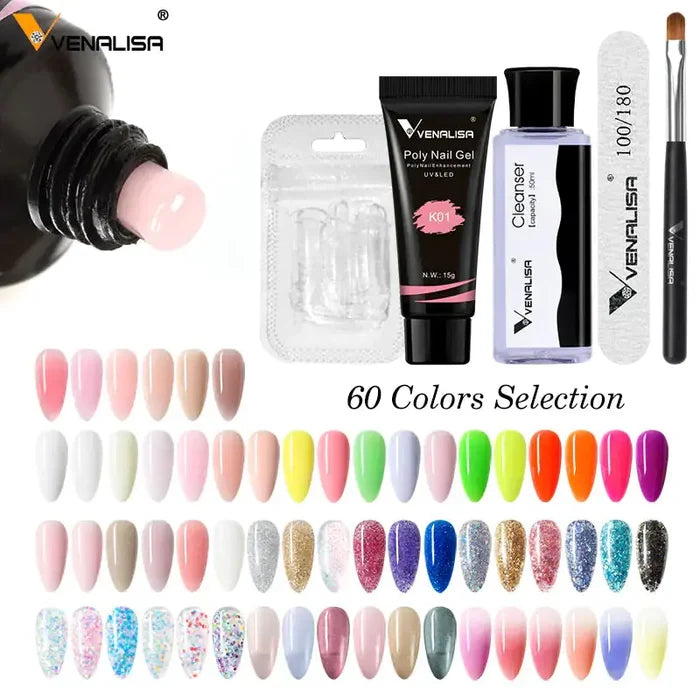 Venalisa Poly Nail Gel Kit Rieworkes