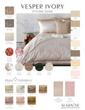IVORY / DUVET COVER / EURO TWIN