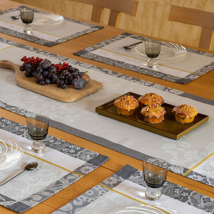 Voyage Iconique Table Linens Collection (Coated Cotton)-Gina's Home Linen Ltd