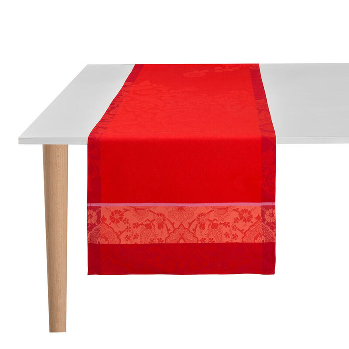 COQUELICOT RED / TABLE RUNNER / 20x59"