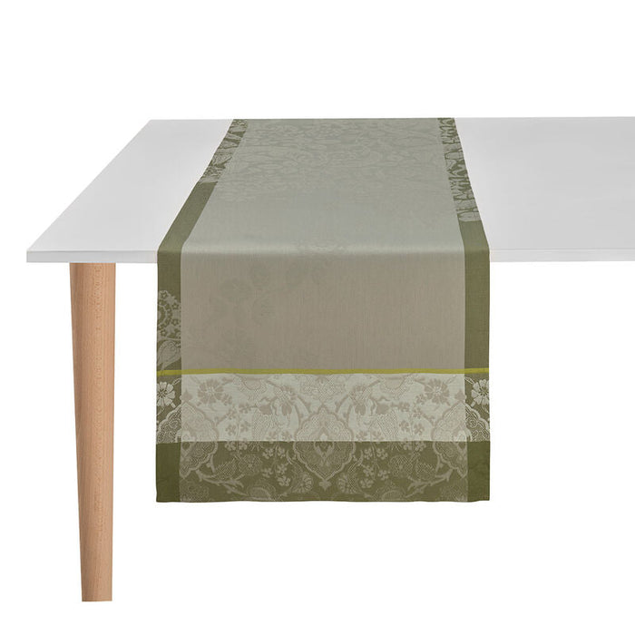 FIGUIER GREEN / TABLE RUNNER / 20x59"