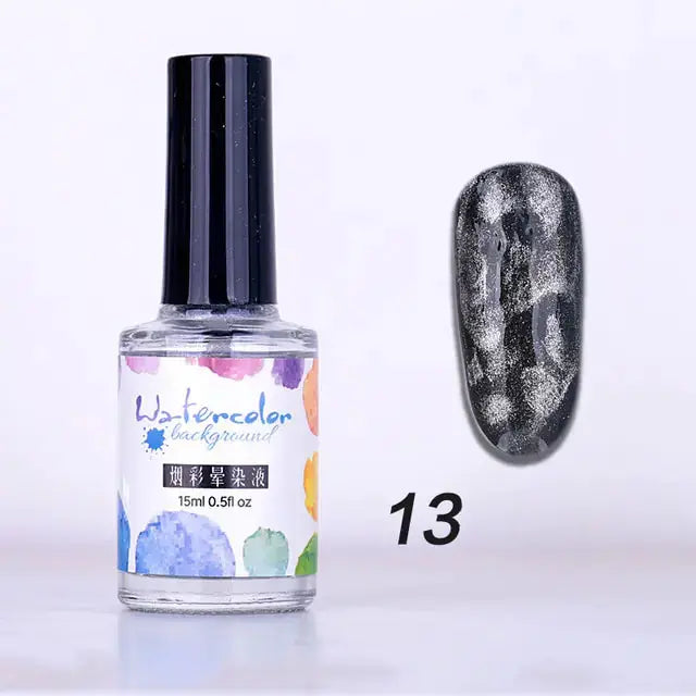 Watercolor Nail Ink Rieworkes