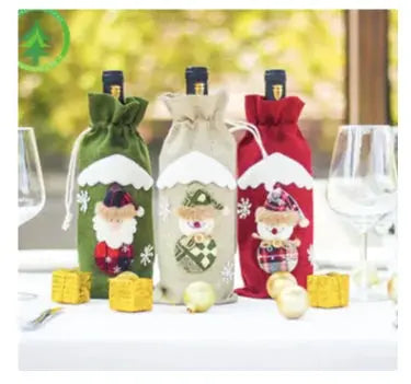 Wine Bottle Cover Christmas Decorations Rieworkes