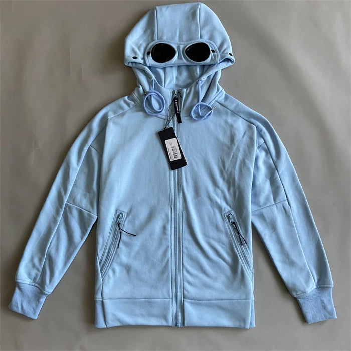 Winter Lens Decoration Hoodie Zip for Men and Women Rieworkes