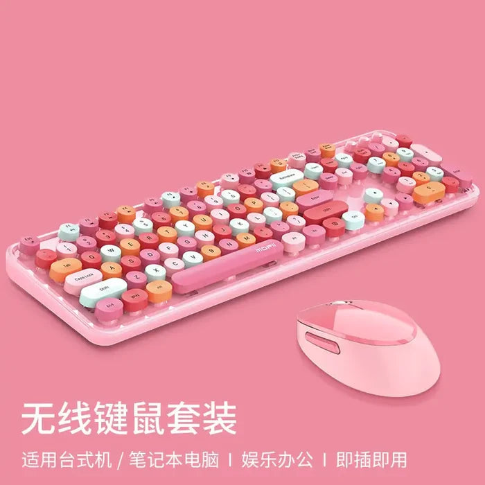 Wireless Round Keycap Keyboard Set Rieworkes