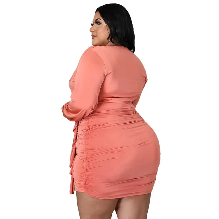Women Autumn Plus Size Dresses Rieworkes