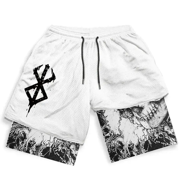 Y2K Men’s Anime Gym Shorts Rieworkes