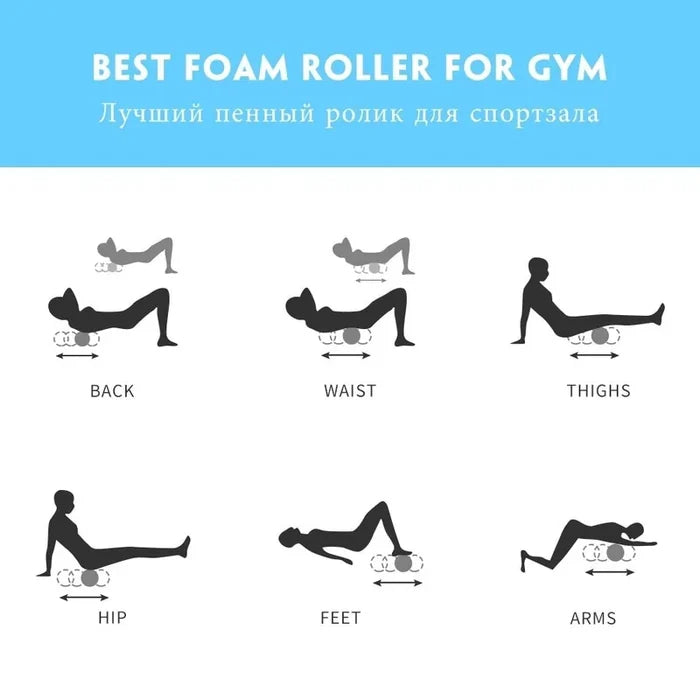 Yoga Column Gym Fitness Foam Roller Rieworkes