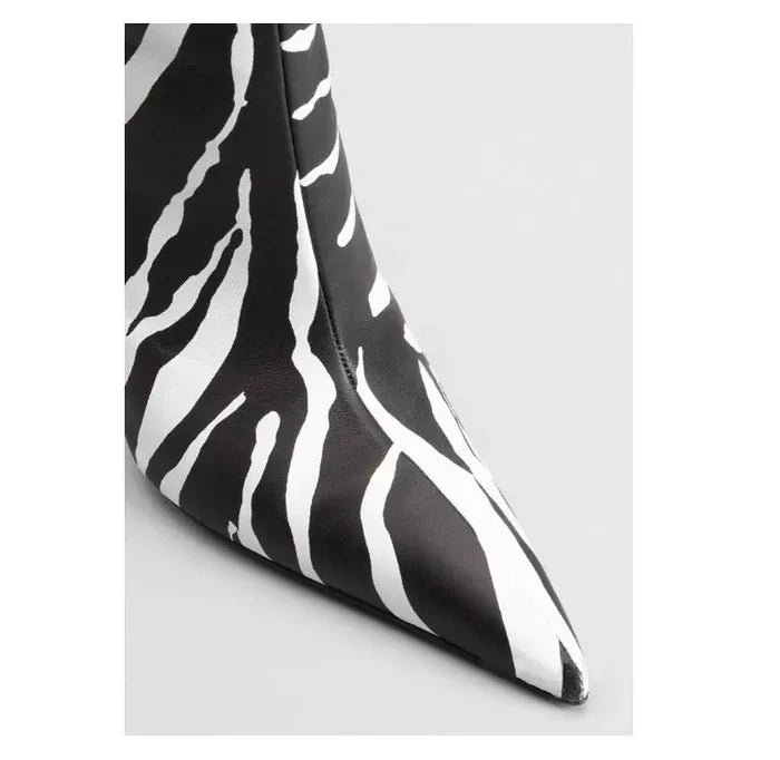 Zebra Print Ankle Boots Rieworkes